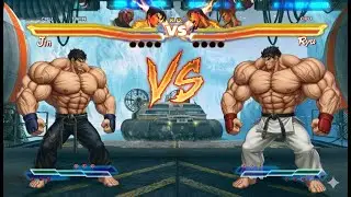 Street Fighter X Tekken | RAVEN & JİN VS GUILE & RYU (Hardest) - Street Fighter X Tekken