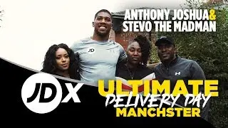 Anthony Joshua Surprises JDX Customer With Ultimate Delivery Featuring Stevo The Madman