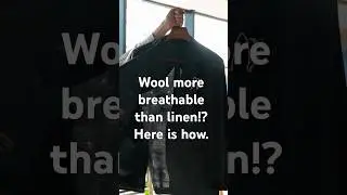 The secret to why wool can be the most breathable summer fabric&hellip; #wool #menswear #suitfabric #suit