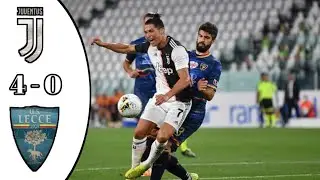 JUVENTUS 4-0 LECCE/HIGHLIGHTS GOALS & EXTENDED 2020/SERIE A ITALY