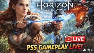 Horizon Zero Dawn PS5 Gameplay LIVE 🔥 | Epic Machine Battles