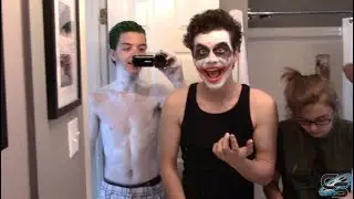 Creating The Joker Coaster Debate Scene: Make Up Vlog!
