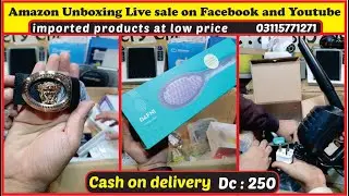 Amazon Unboxing in pakistan on facebook and youtube | Buy imported lot container items at low price