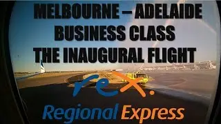 Flight Review: Regional Express Airlines | MEL-ADL | Business Class, INAUGURAL FLIGHT MUST WATCH!