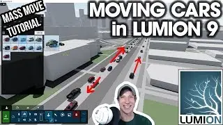 ДВИЖУЩИЕСЯ МАШИНЫ в Lumion 9 с помощью Mass Move — Учебное пособие по анимации Lumion