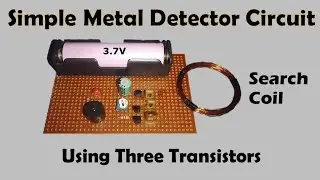 Simple Metal Detector Circuit | DIY Transistor Projects