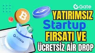 Gate.io startup ile &uuml;cretsiz altcoin &ouml;n satış fırsatını ka&ccedil;ırmayın / #bitcoin #kriptopara