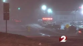 Greene County residents brave the snow