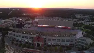 Jordan-Hare Stadium Flyover 2016 - 4K