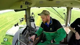 John Deere 6250R Mowing With John Deere Triple Mowers 💪👌🌾