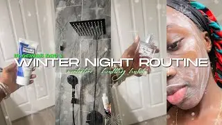 VLOGMAS DAY 1 | MY WINTER NIGHT ROUTINE || healthy habits ,wintertime