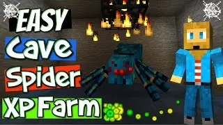 Minecraft Cave Spider XP Farm [BEST DESIGN] | Easy Cave Spider XP Farm Tutorial