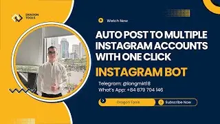 Auto Post to Multiple Instagram Accounts with One Click | Instagram Automation Tool