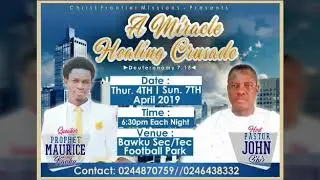 Bawku Crusade Announcement