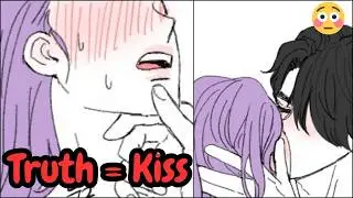 Rumi × Jinu 💜 A Kiss That Can’t Be Hidden | Kpop Demon Hunters Comic Dub