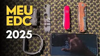 Meu kit EDC 2025. Os equipamentos que mais usei neste ano. #Everydaycarry.