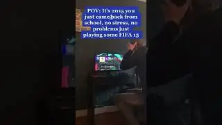 Good old days 😢 #shorts #fifa #fifa15 #gaming #soccer #messi #ronaldo #playstation