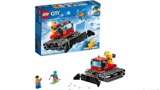 (LEGO CITY) New 2019 Snow Groomer #60222 SPEED BUILD - UNBOXING