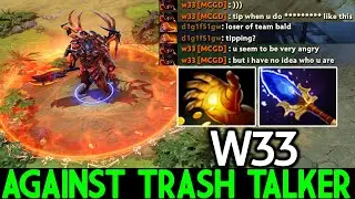 W33 [Doom] Never Trash Talk Pro Player Crazy Game Dota 2