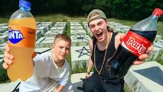 Проверяем на прочность Fanta vs Coca-Cola. Где мы?Влог с Даней!!!