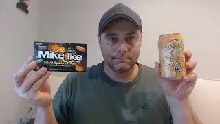 ASMR Drink Review and Eating Mike and Ike Candy