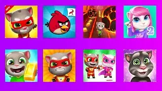 Talking Tom Time Rush,Talking Tom Gold Run,My Talking tom,TalKing Angela,Talking Hank,Talking Ben