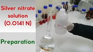Preparation of Silver nitrate solution (0.0141 N)