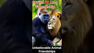 Gorilla ❤️ Lion &ndash; Unbelievable Friendship 😱 | Jungle Secrets