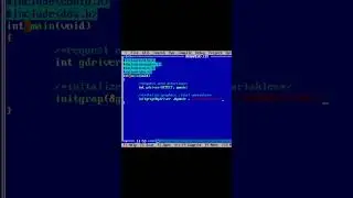 2/100 graphics Drawing vertical line in turbo c graphic coding #turboc#noshi'stech #coding