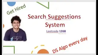 Search Suggestions System | Leetcode 1268 | Live coding session