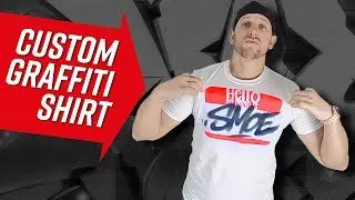 How to make custom GRAFFITI SHIRTS with spraypaint only. #16 GRAFFCEMBER