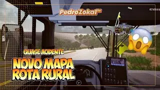 😱 QUASE ACIDENTE NO NOVO MAPA ROTA RUAL - PROTON BUS SIMULATOR 🤣PARTE 02