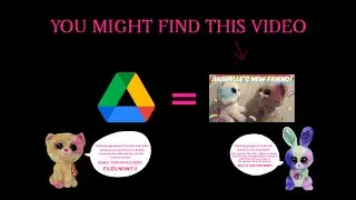 Checking Google Drive Might Find Some Lost Videos (IMPORTANT)