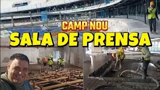 😱 🔥  Ya est&aacute; en MARCHA | Im&aacute;genes de INTERIORES🖤 Obras en el Camp Nou. 