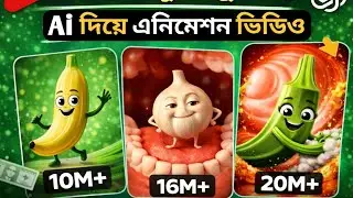 AI এনিমেশন দিয়ে মাসে লাখ টাকা আয়? 💸 | Viral AI Animation Shorts