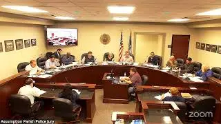 Assumption Parish Police Jury Meeting 1/14/26