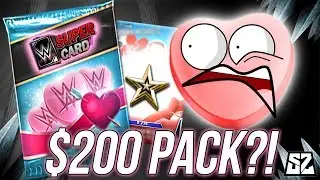 $200 PACK?! MORE VALENTINES TITAN PRO'S! | WWE SuperCard S4