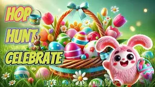 Hop, Hunt, Celebrate! | Fun Easter Song for Kids | Bunny Monster&rsquo;s Easter Adventure