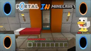 Portal in Minecraft again... but better - Part 1 - AK Chicken