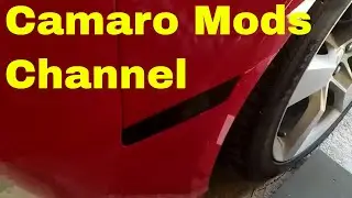 Camaro get's Tint on side marker lights