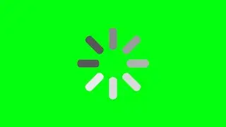 Youtube Buffering Circle | Green Screen 4K