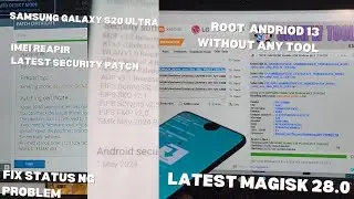 Samsung Galaxy S20 Ultra 5g  Latest Security | IMEI Repair & Patch Cert | Root Android 13