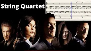 Da Vinci Code Main Theme (Hans Zimmer) - Score for String Quartet
