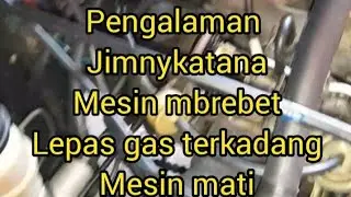 Jimny Katana engine experience after gas dies