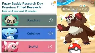 Speedrunning Fuzzy Buddy Special Research & Got 2✨️Shiny #pok&eacute;mongo