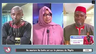 OM TV : #9hpile / Ba mariam Ka batio est sur le plateau de 9hpile