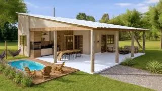 Casa de Campo Simples e Aconchegante 🌿 | Varandas, Piscina e Churrasqueira
