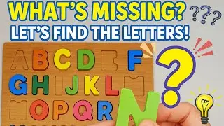 Find the Missing Letters | ABC Puzzle Challenge for KidsㅣA to Z Alphabet Puzzle Game | Learn Phonics