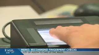 City recommends fingerprint background checks for TNC drivers