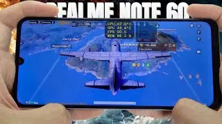Realme Note 60 test game PUBG Mobile | Unisoc Tiger T612